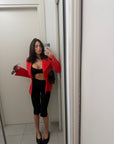 Ballerina in pelle nero - MRS TABI