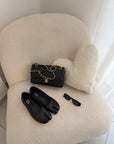Ballerina in pelle nero - MRS TABI