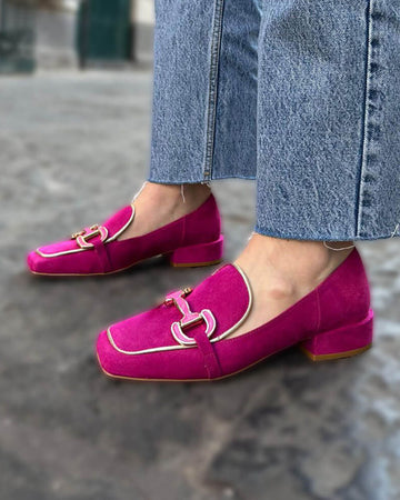 Mocassino 3859/12 vari colori tacco 3 cm