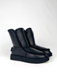 Stivaletto in pelle con pelliccia interna - Chris