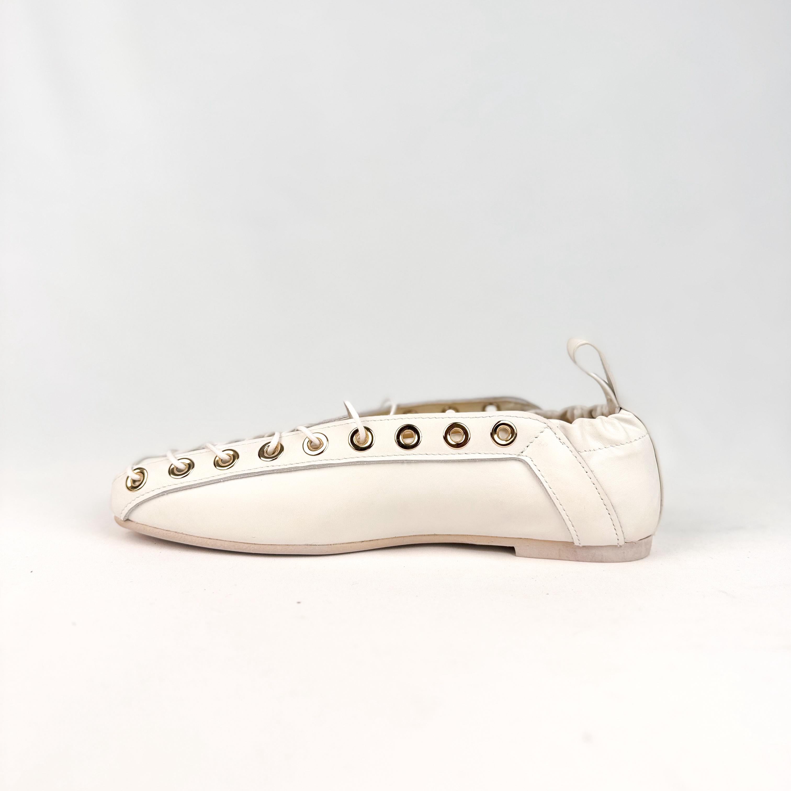 Ballerina with square toe in black leather - Audrey New