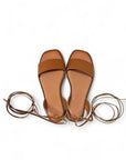 Ciabatta con fascia e lacci - Lisbon Cool Tones SS25