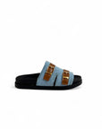 Ciabatta in jeans con fibbie - Sarah