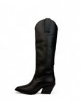 Texano con bande laterali in pelle nero - Iris