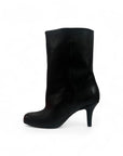 Stivaletto in pelle nero - MRS LOW SQUARE