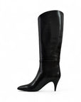 Stivale con tacco in pelle nero - Jason