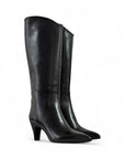 Stivale con tacco in pelle nero - Jason