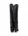 Stivale con tacco in pelle nero - Jason