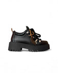 Sneakers in pelle nero con lacci - Mexico