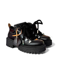 Sneakers in pelle nero con lacci - Mexico