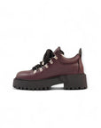 Sneakers in pelle bordeaux con lacci - Mexico