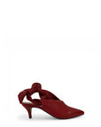 Leather mule with bow - Taylor