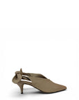 Leather mule with bow - Taylor