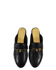 Black leather clogs - Alyson
