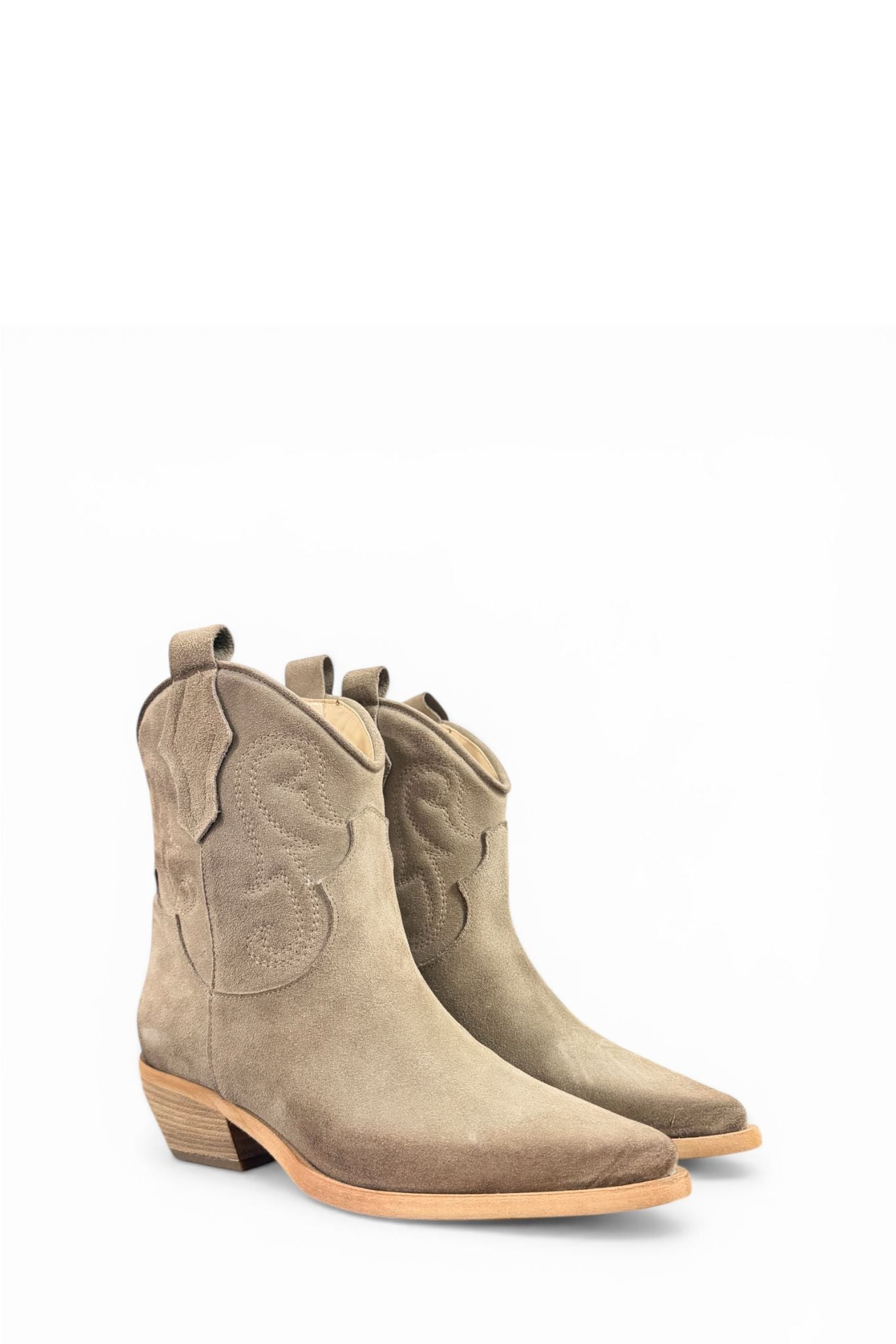Texano basso in pelle e camoscio - Sahara low PRE ORDER