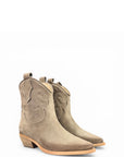 Texano basso in pelle e camoscio - Sahara low PRE ORDER