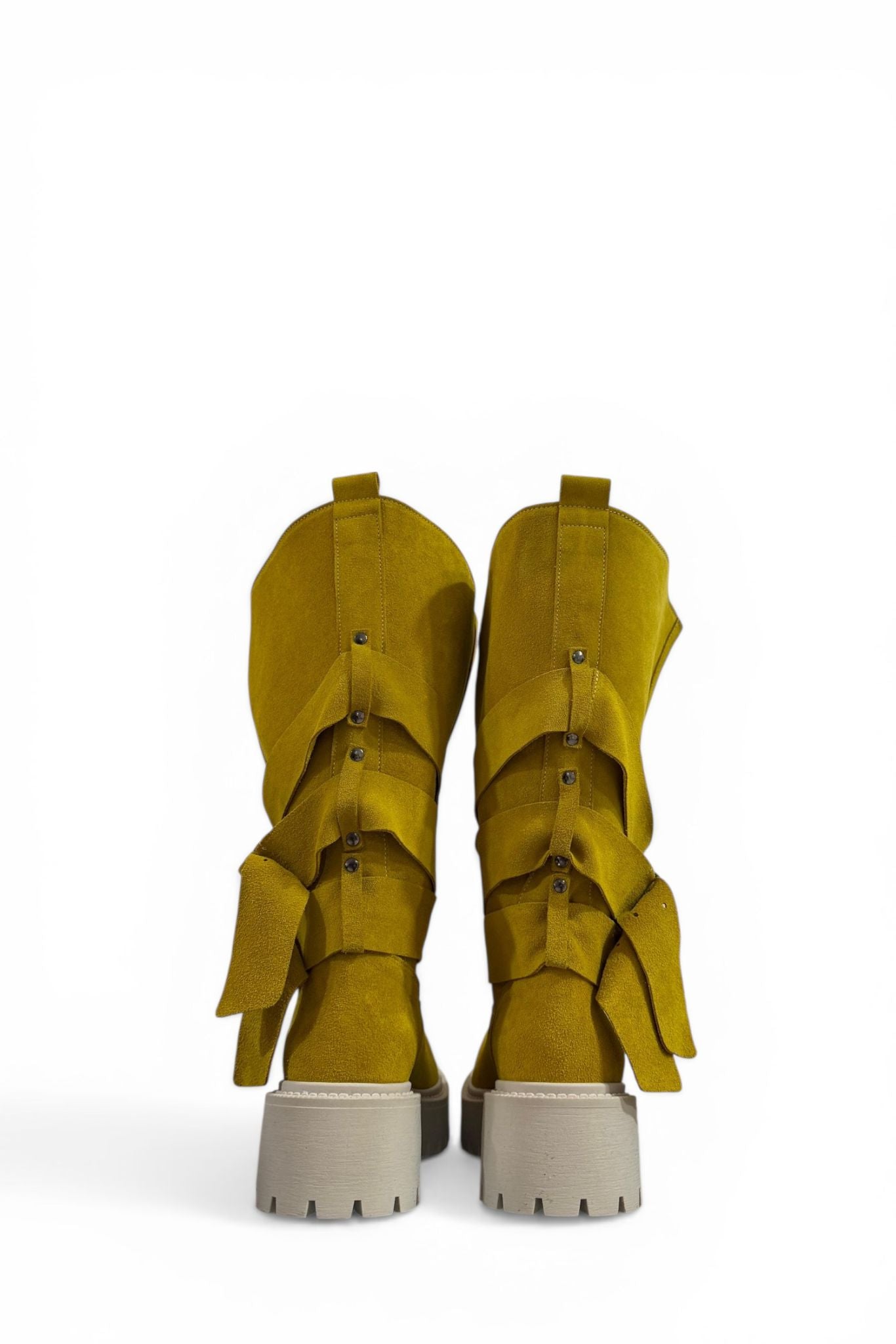 Amphibious with leather and suede straps - Kessy