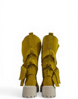 Amphibious with leather and suede straps - Kessy