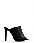 Sabot spuntato in pelle nero - Elizabeth