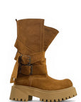 Amphibious with leather and suede straps - Kessy