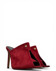 Sabot spuntato in camoscio rosso - Elizabeth