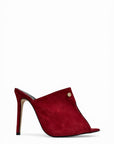 Sabot spuntato in camoscio rosso - Elizabeth