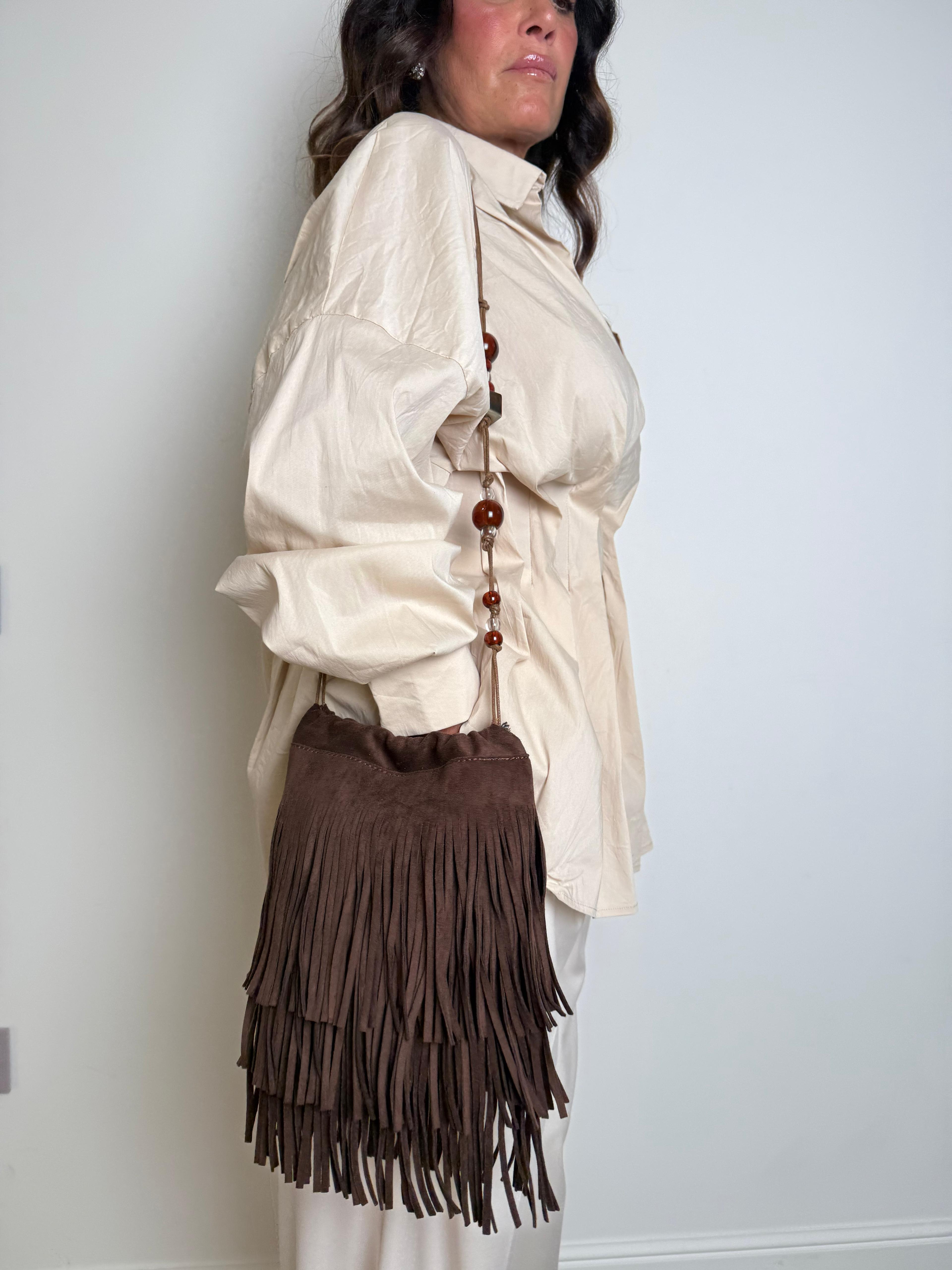 Bag with fringes - Rome