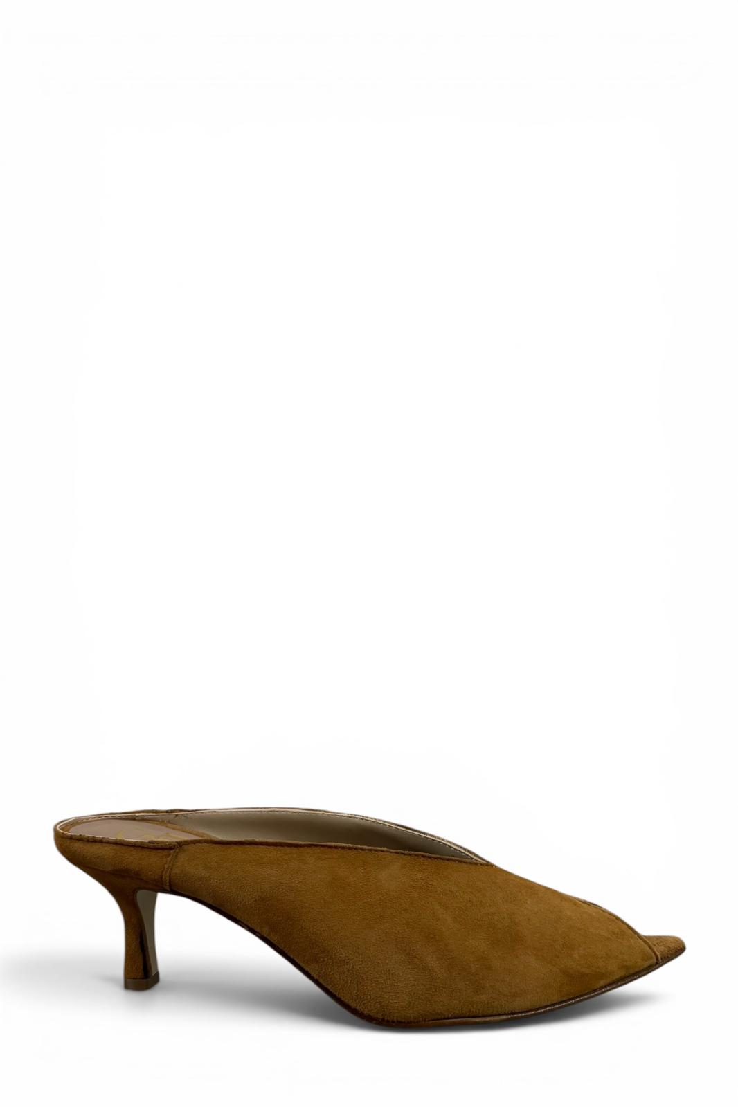 Sabot con tacco in camoscio - Lety
