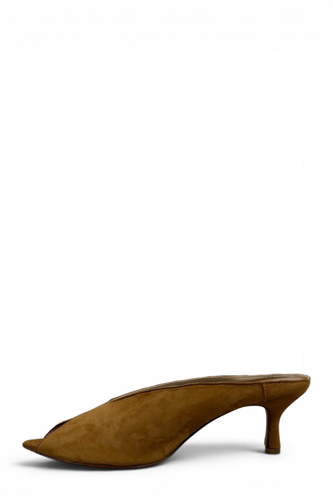 Sabot con tacco in camoscio - Lety
