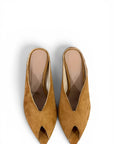 Sabot con tacco in camoscio - Lety