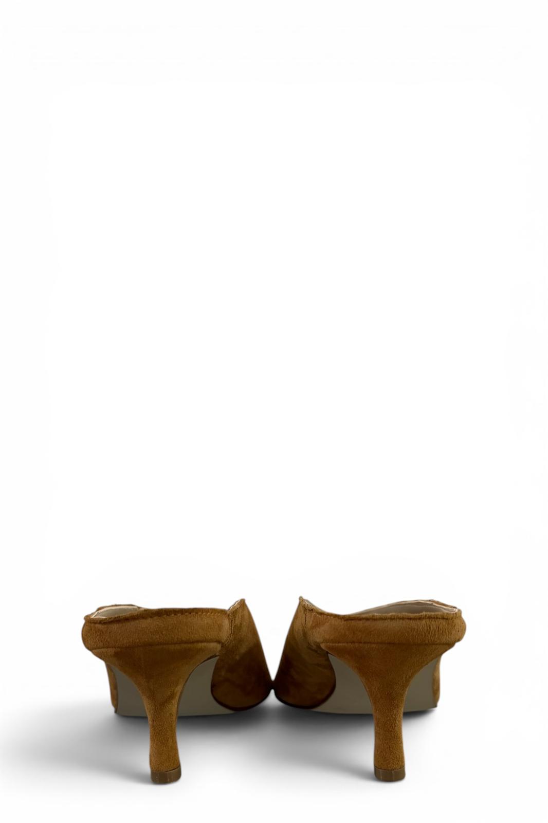 Sabot con tacco in camoscio - Lety