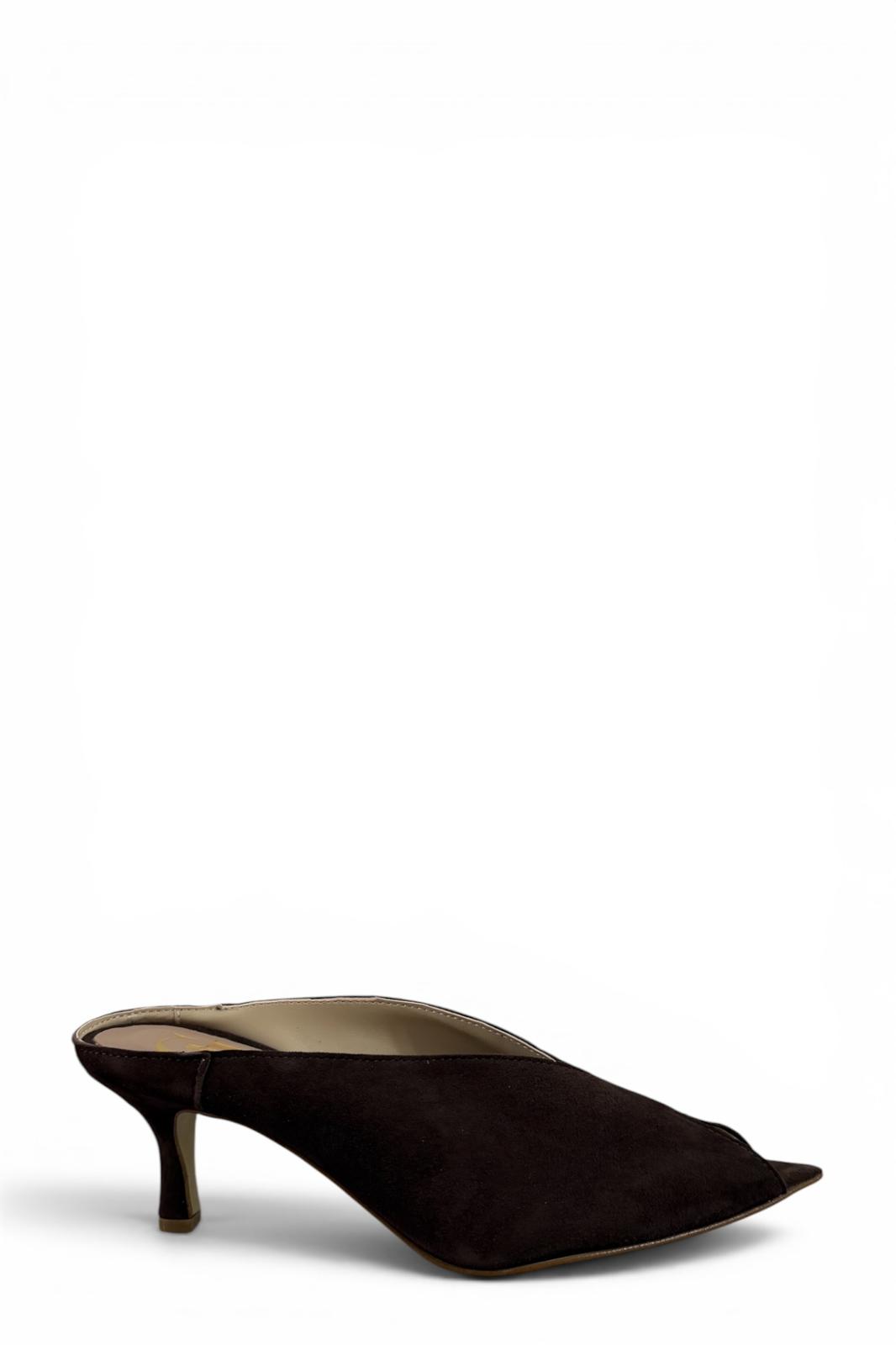 Sabot con tacco in camoscio - Lety