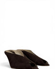 Sabot con tacco in camoscio - Lety