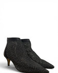 Tronchetto in raffia nero - Jess