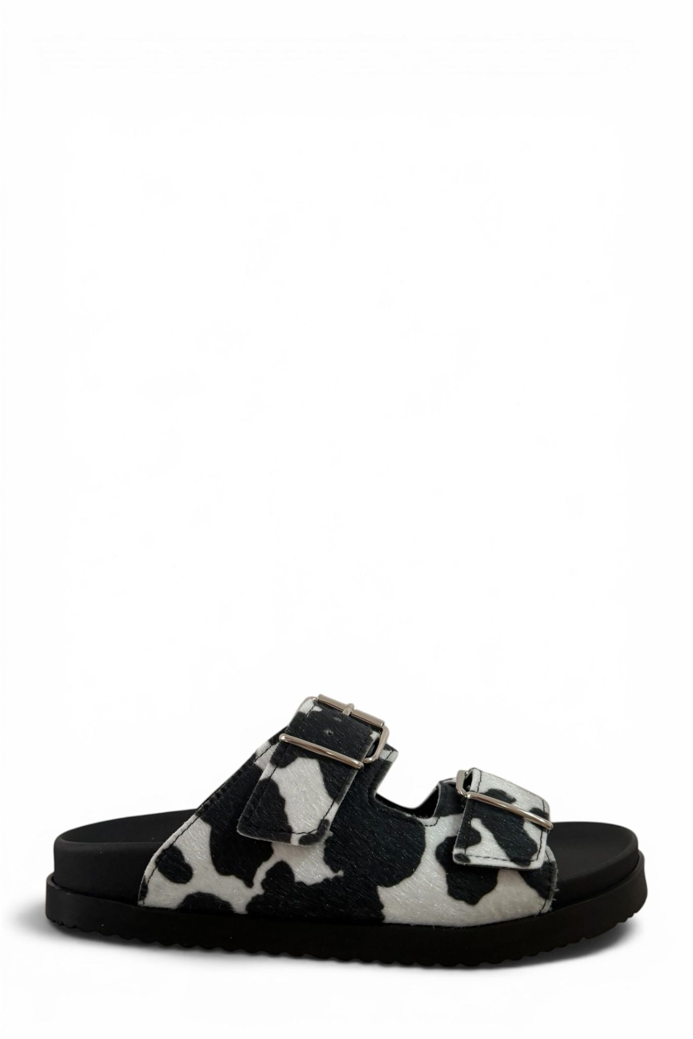 Ciabatta mucca bianco/nero - Goldie