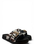 Sandal with straps and gold buckle - Katy SS25