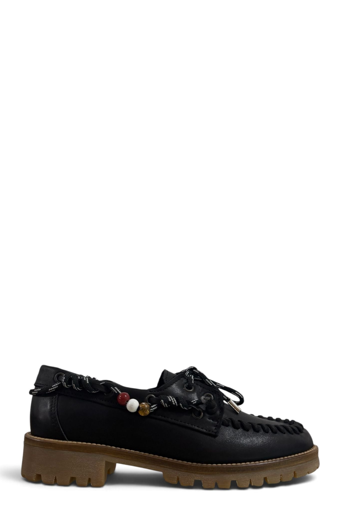 Mocassino in pelle nero - Ally