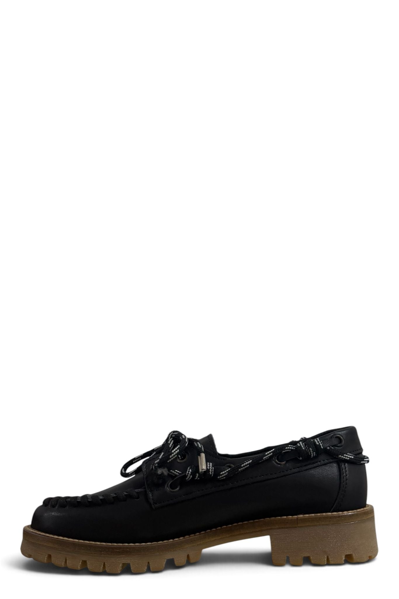 Mocassino in pelle nero - Ally