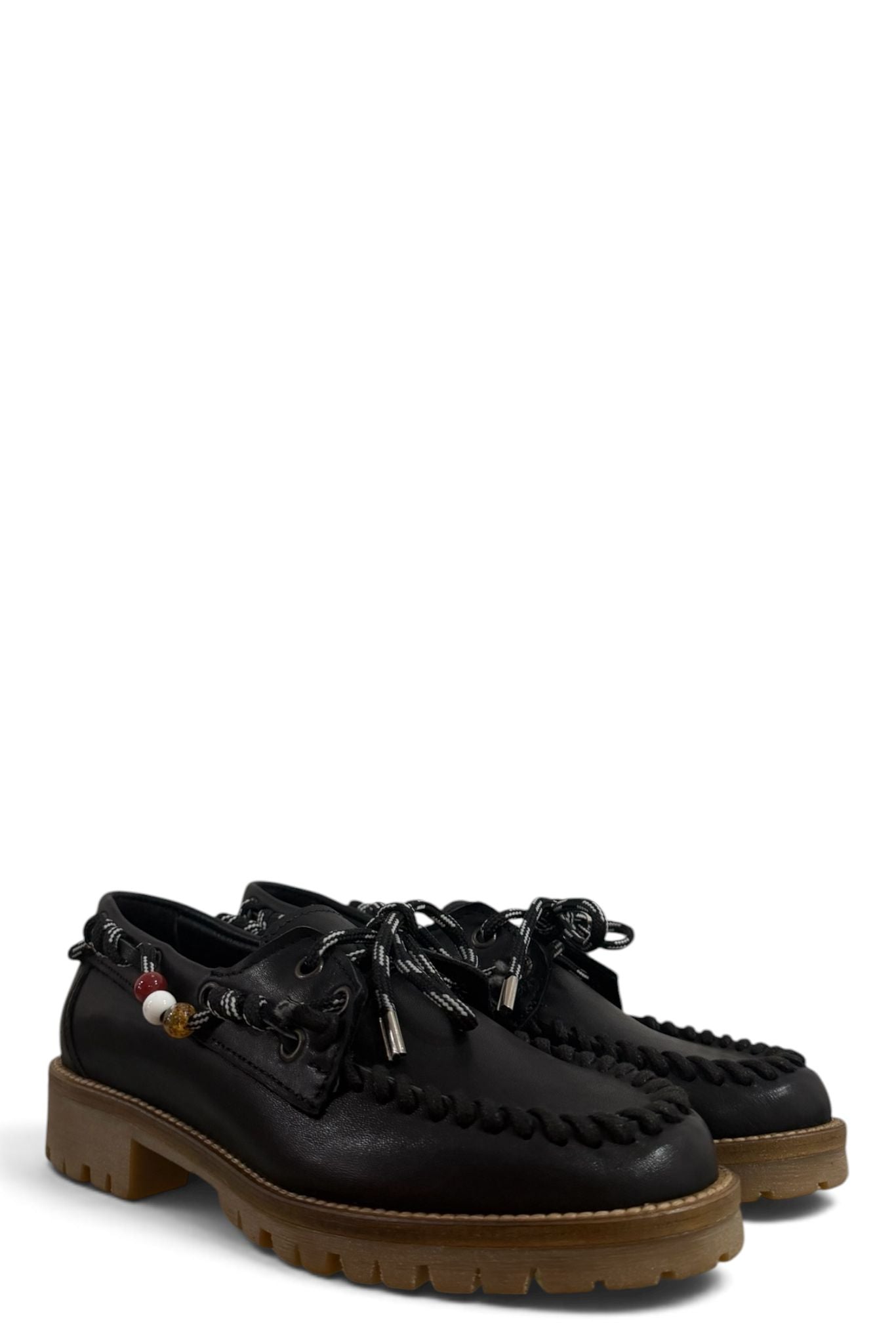 Mocassino in pelle nero - Ally