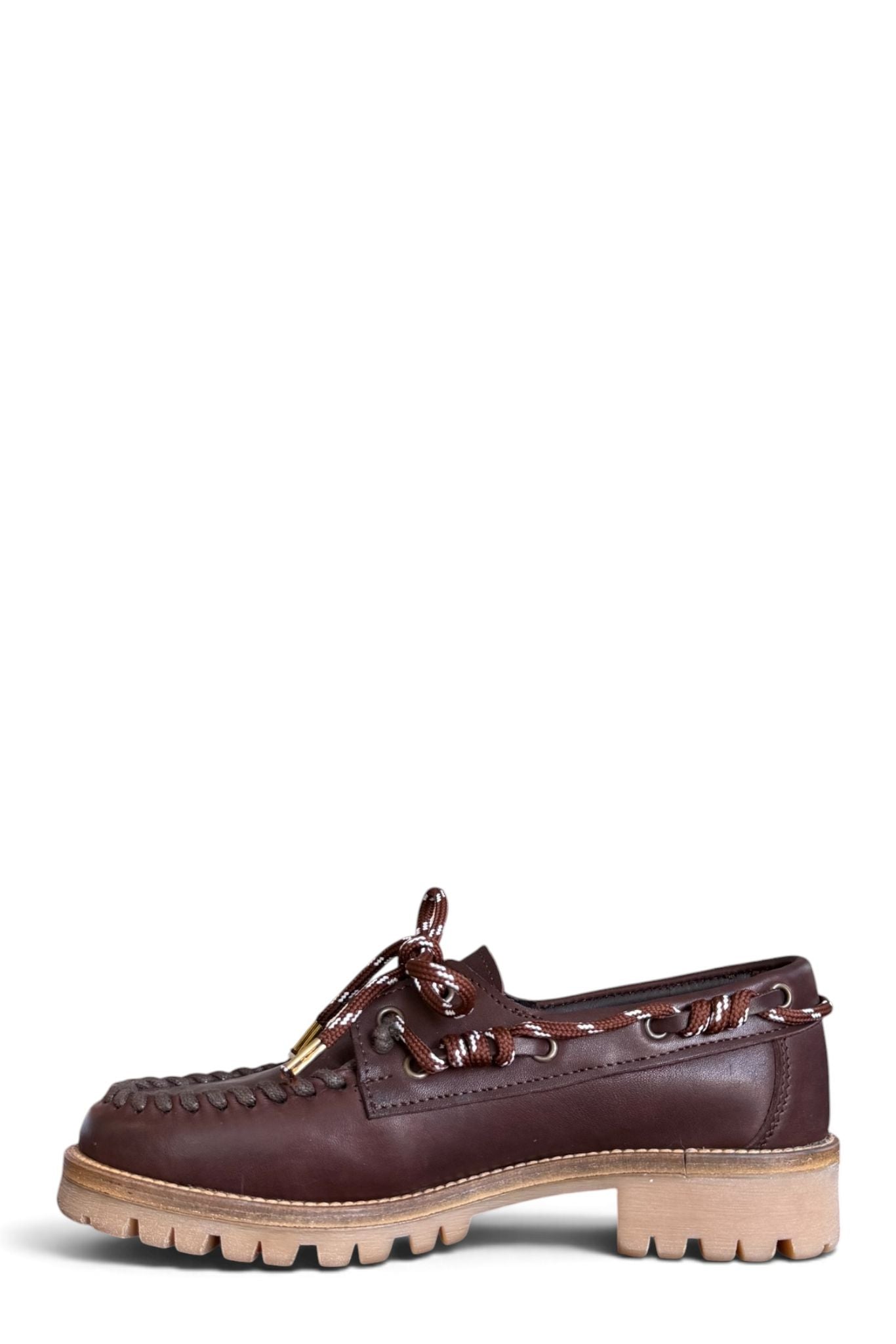 Mocassino in pelle marrone - Ally