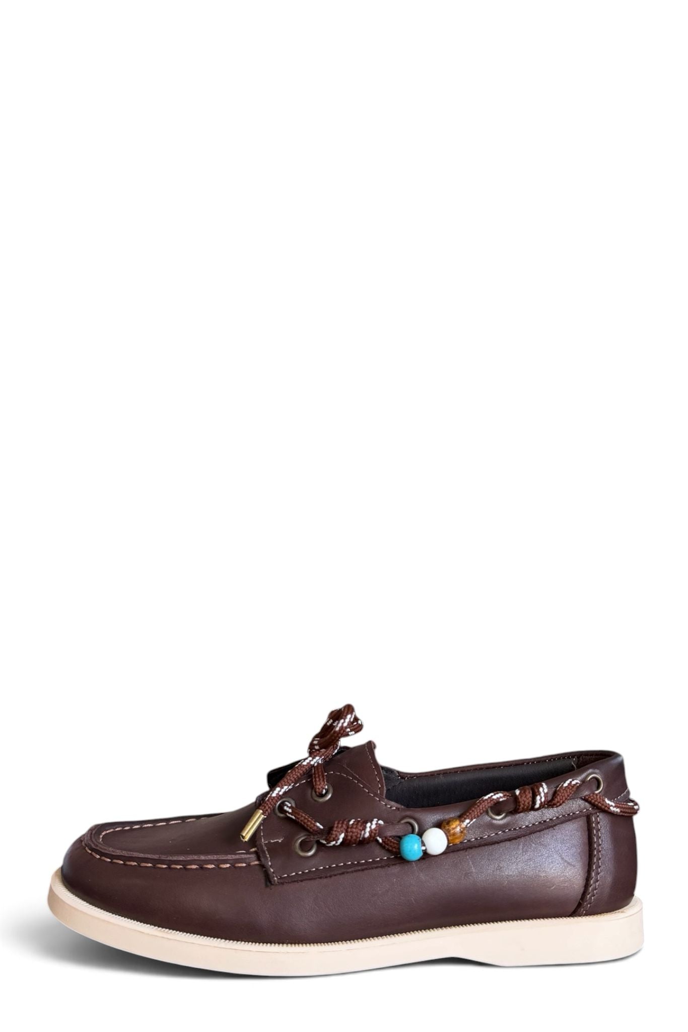 Mocassino in pelle marrone - Amy