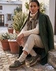 Mocassino in camoscio taupe - Ally