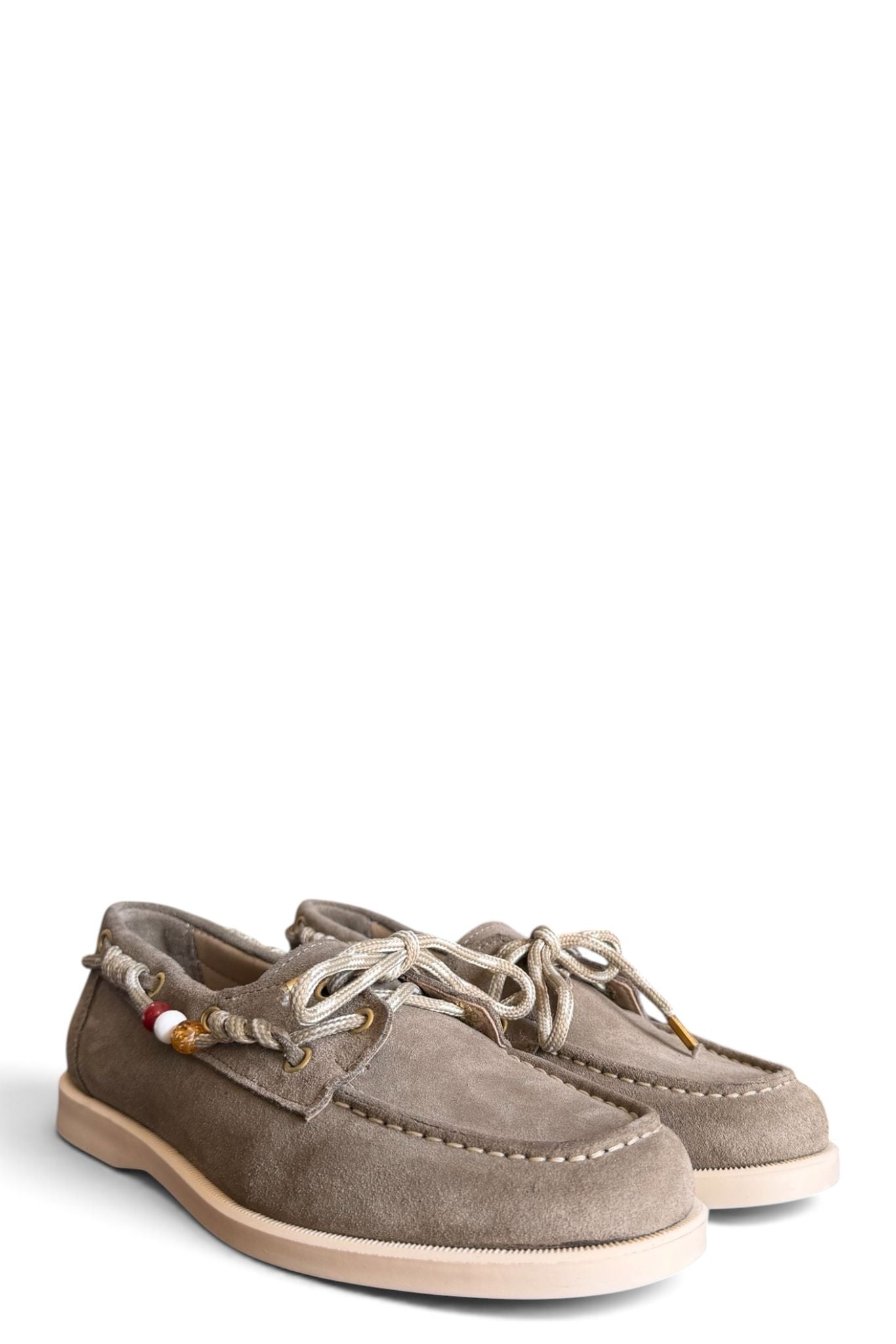 Mocassino in camoscio taupe - Amy