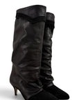Stivale in pelle e camoscio nero - Marsh