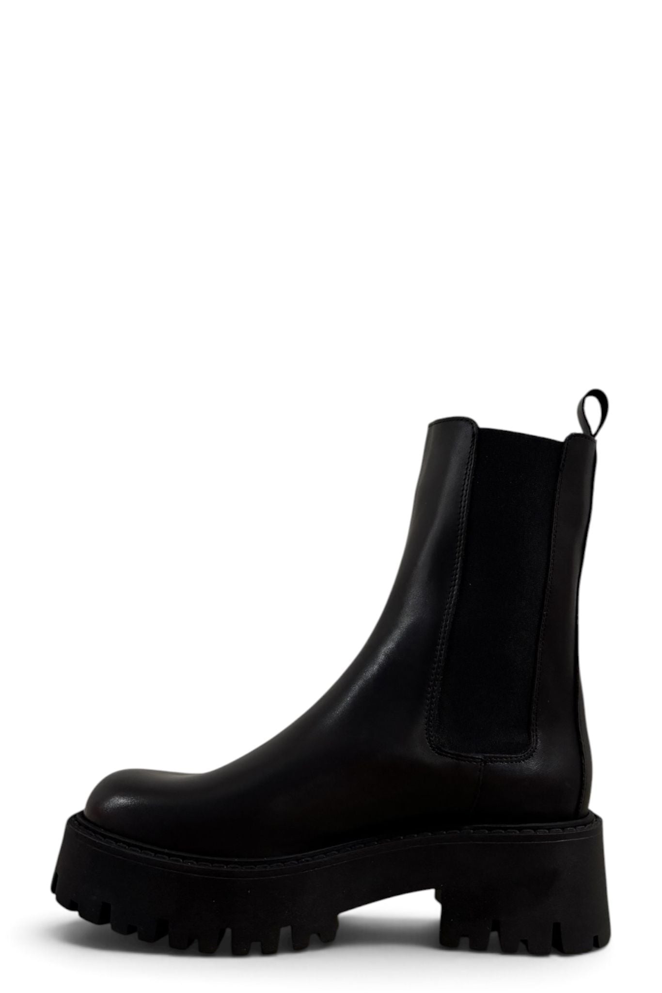 Anfibio basso in pelle nero - Henry
