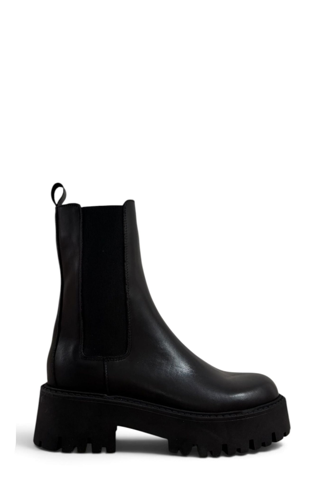 Anfibio basso in pelle nero - Henry