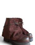 Anfibio alto in pelle marrone - Clarissa