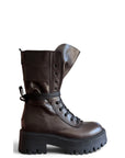 Amphibious boot with mole suede pocket - Maya