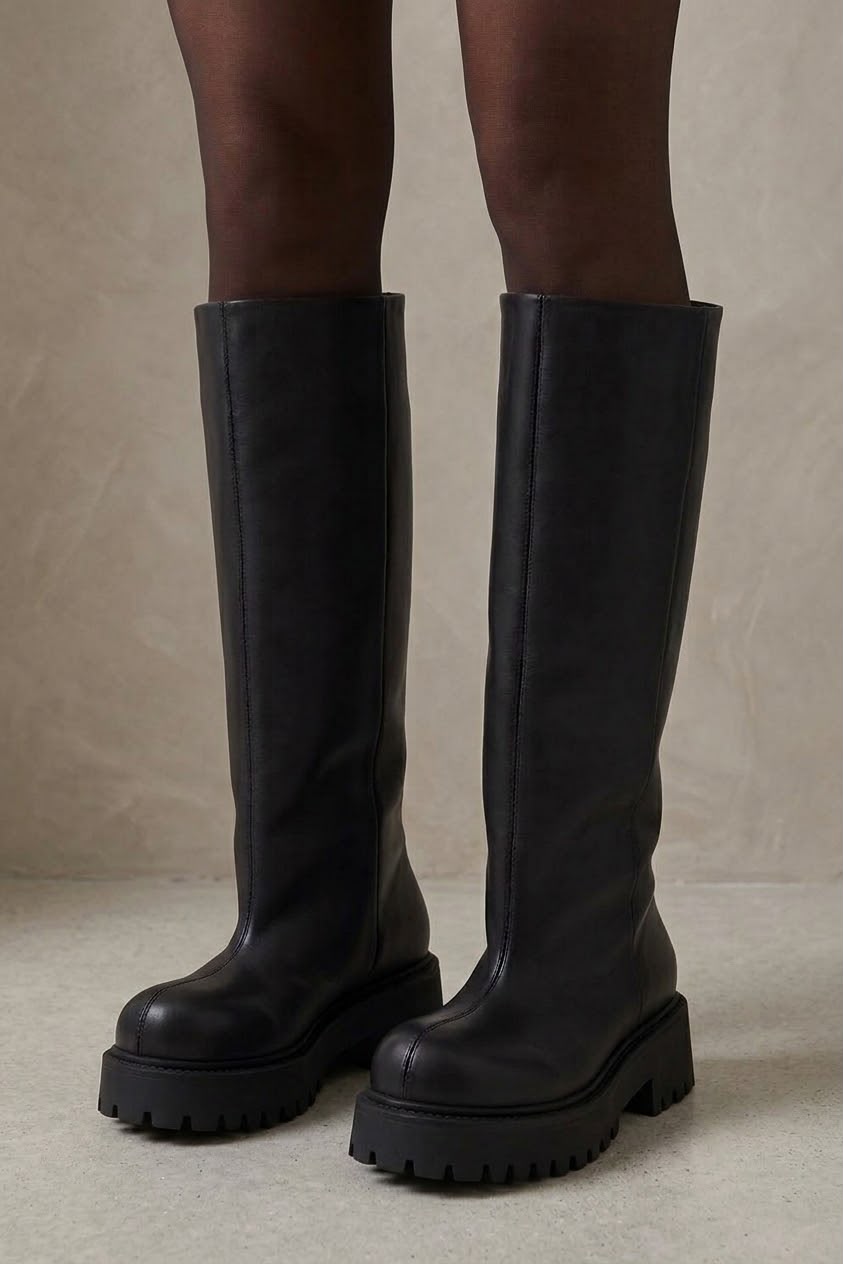 Anfibio in pelle nero - Ashley