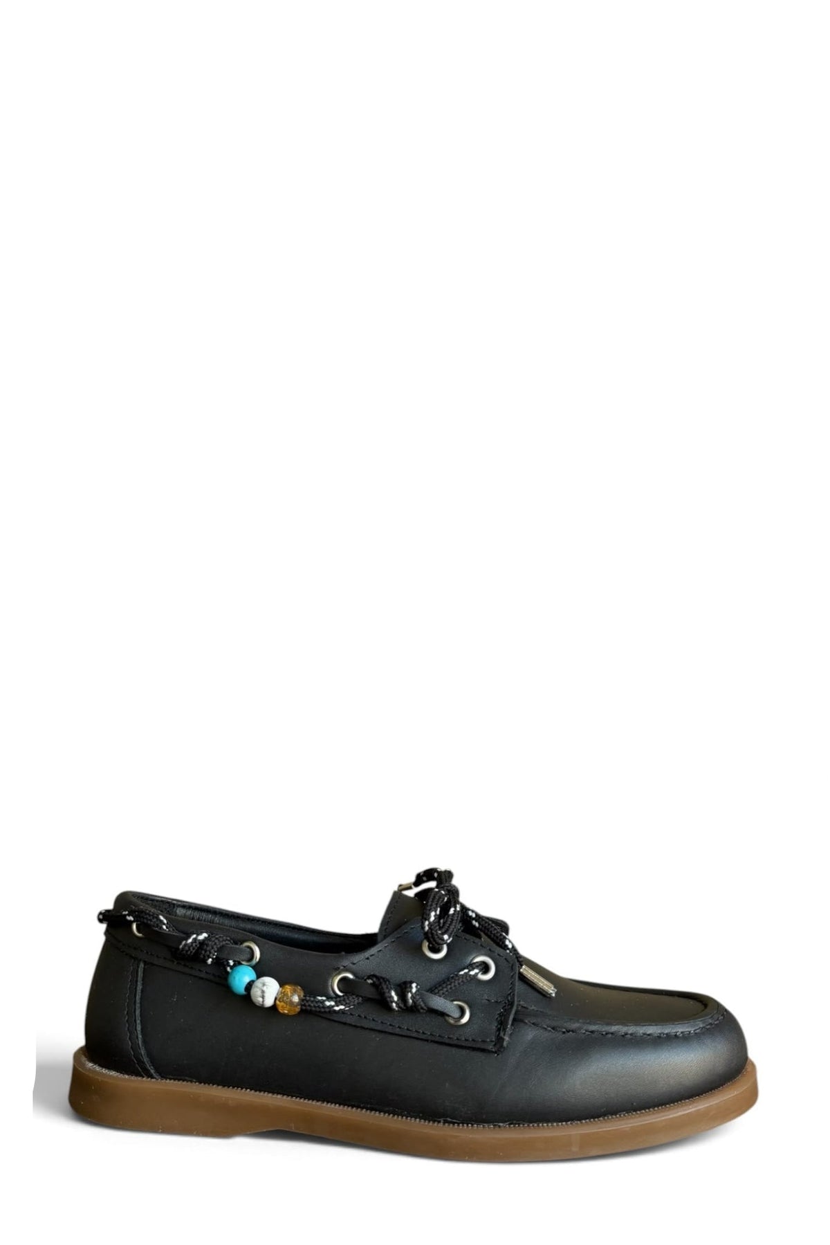Mocassino in pelle nero - Amy